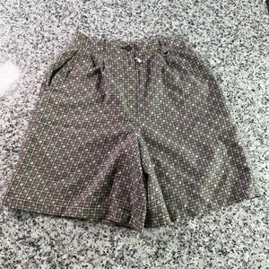 Christian Dior Sports Vtg 90's Wms Rare Checkered Shorts Large (Men's Small)
